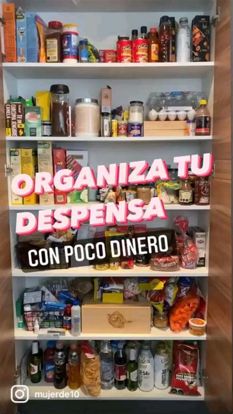 Organiza Tu Despensa Con Poco Dinero Organizar La Despensa De