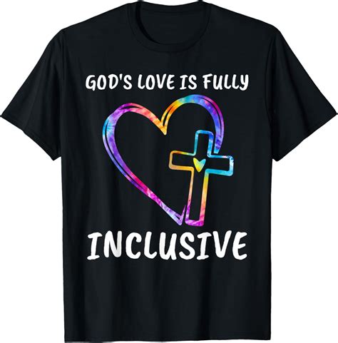 God S Love Is Fully Inclusive Gay LGBT Pride Month Christian T Shirt S Walmart