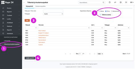 Tiliöinti vuokralaskutuksessa – Flatco