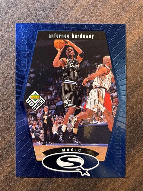 Upper Deck Ud Choice Anfernee Hardaway Blue Starquest Insert