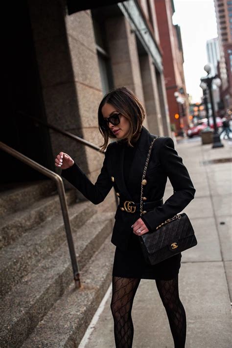 Black Gucci Tights Outfit Go Down Well Binnacle Photography