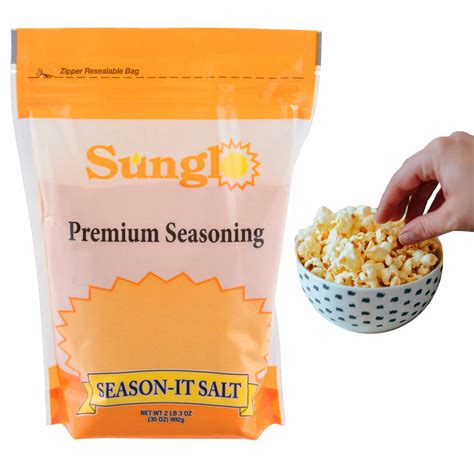 1 Sunglo Season It Salt Movie Theater Buttery Popcorn Kernel Flavor Non