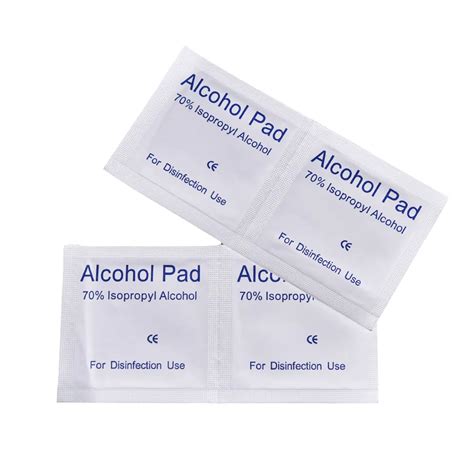 100 Pcs First Aid Alcohol Swabs Pads Wipes Antiseptic Cleanser Cleaning