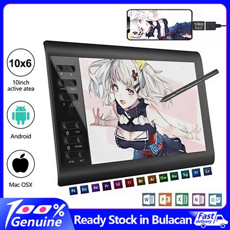 GSE VINSA 1060 Plus 10 6 Inch Digital Graphic Tablets 8192 Pressure