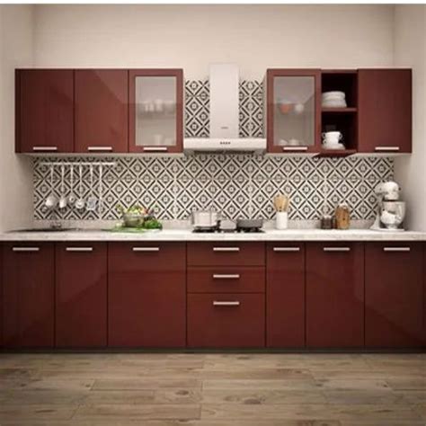 Wooden Modular Straight Kitchen At Rs Sq Ft In Rajahmundry Id