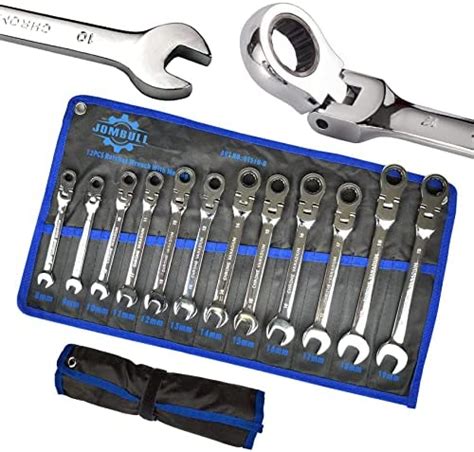 Qnkaa Flexible Ratchet Wrench Set Pcs Mm Spanner Gear Ring