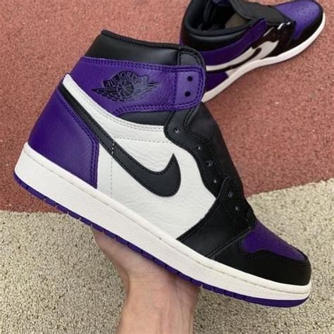 Tenis Nike Air Jordan Botinha Preto Roxo Unissex PSG Confortavel