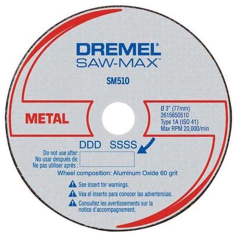 Disco De Corte Para Metal Dsm Unidades Dremel Colar Ind Stria