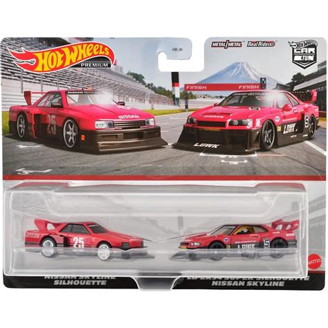 Hot Wheels Premium Car Culture Pack Nissan Skyline Silhouette LB ER Super HKF Shopee