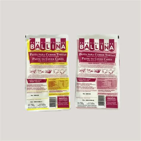 Pasta Para Cubrir Tortas BALLINA 500 GR Ecu Zeolla