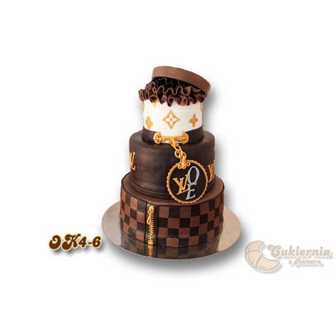 Tort Z Motywem Louis Vuitton Cukiernia Z Romera