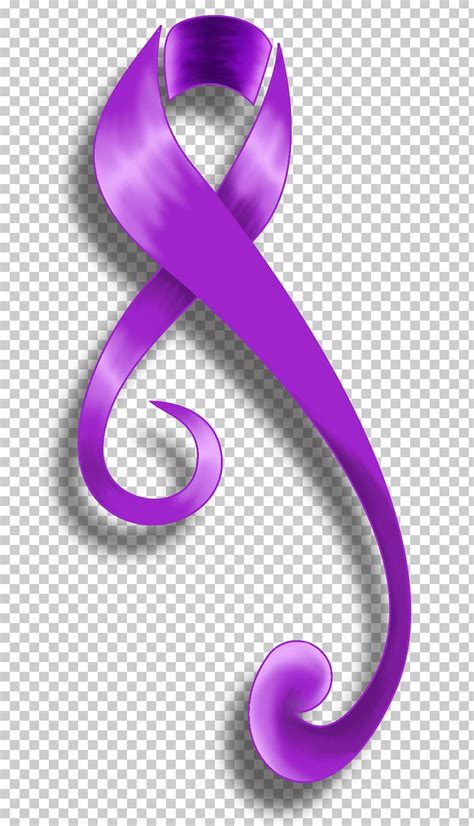Crohns Disease Purple Ribbon Awareness Ribbon Tattoo Png Clipart