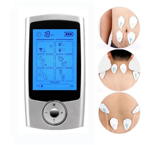 16 Mode Tens Unit Digital Machine Electronic Pulse Massager Muscle Stimulator Therapy Body Pain