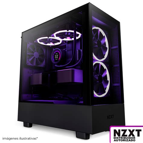 Gabinete Nzxt H Elite Negro Carcasa Compacta Atx Iluminaci N