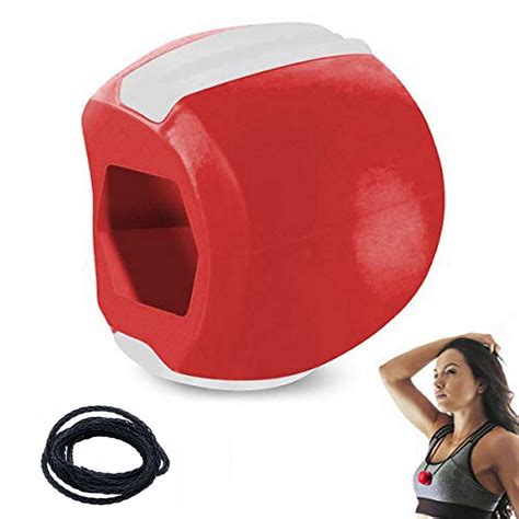 Bpa Free Food Grade Silicone Red Jawline Exerciser Tool For Men Women