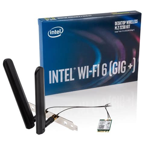 Intel Ax200 Wifi 6 Gig Desktop Kit Wireless Adapter M 2 Key E Ax200 Ngwg Dtk Th