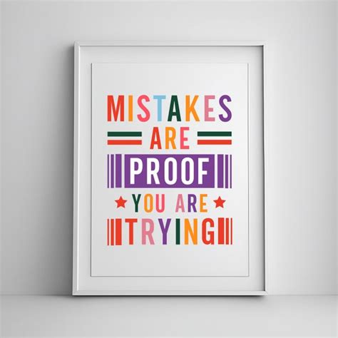 Mistakes Are Proof Etsy