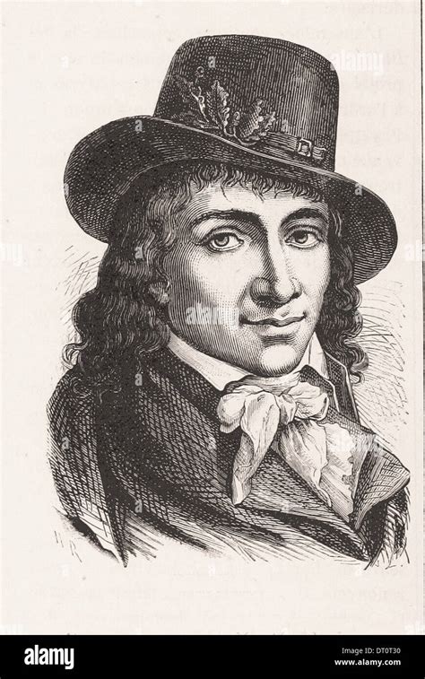 France Portrait Of Camille Desmoulins French Engraving Xix Th Century