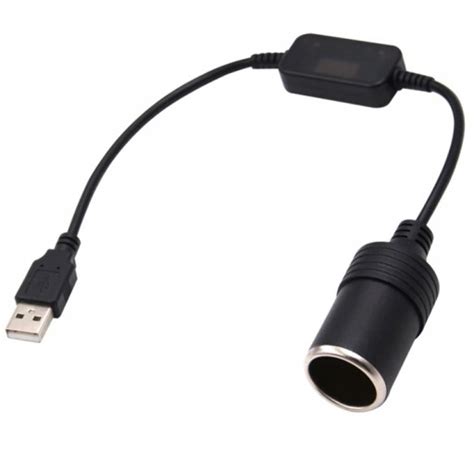 Adapter Konwerter Usb Gniazdo Zapalniczki V Za Z Z Wen