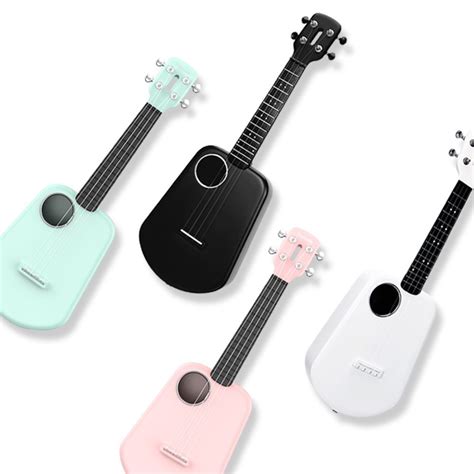 Populele 2 Smart Concert Ukulele in White/Black/Pink/Green