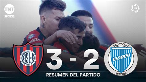 Resumen De San Lorenzo Vs Godoy Cruz 3 2 Fecha 1 Superliga