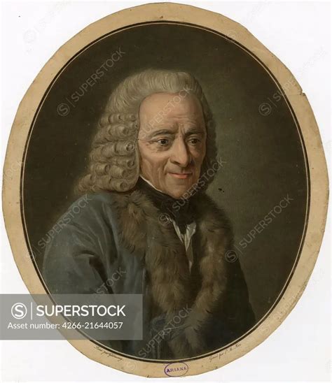 Portrait Of Francois Marie Arouet De Voltaire 1694 1778 Alix Pierre