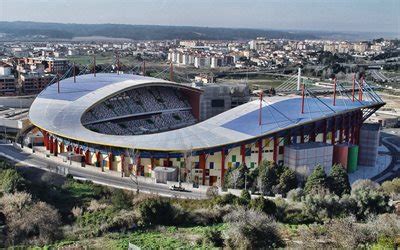 Descargar Estadio Municipal De Aveiro Vista Frontal Exterior Vista