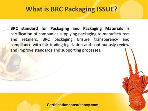 Ppt Presentation On Brc Packaging Issue Powerpoint Presentation