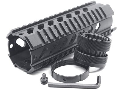 Trirock 7 Black Quad Rail Ar15 Ar 15 M16 Handguard Picatinny Rail