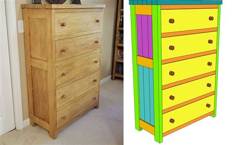 Tongue And Groove Chest Of Drawers PLAN | Jays Custom Creations