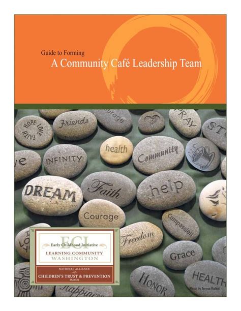 PDF Guide to Forming A Community Café Leadership Team 2 A Guide