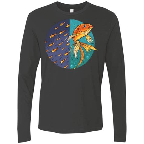 Fish Fishes Long Sleeve Tshirt Men Mens Tops Mens Tshirts