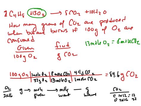 Chemistry Ch 11 Mass To Mass Stoichiometry Science Chemistry Showme