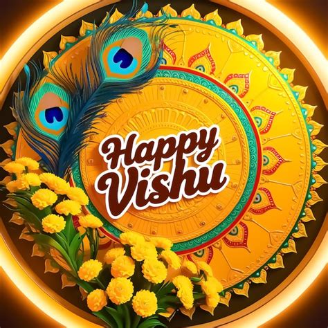 Cultural Artwork Happy Vishu Posters Psd High Quality Free Psd