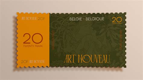 postage stamp design on Behance