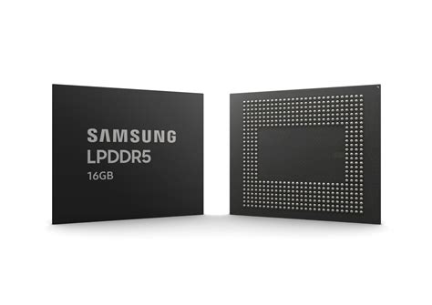 Samsung начинает серийный выпуск чипов памяти LPDDR5 DRAM плотностью 16 ...