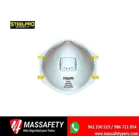 Respirador Steelpro Descartable N M V Precio Por Mayor Massafety