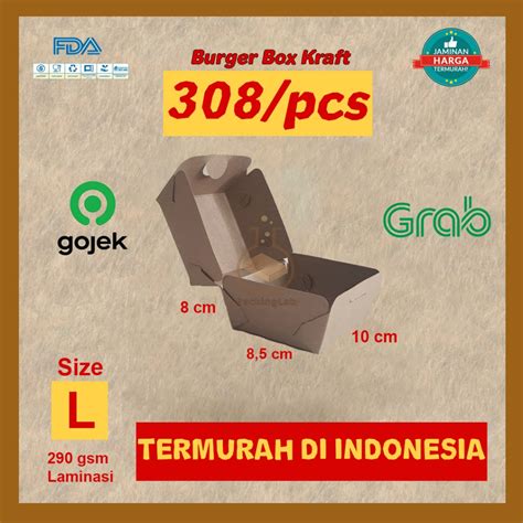 Jual Box Burger Dus Burger Tempat Burger Kemasan Burger Dimsum