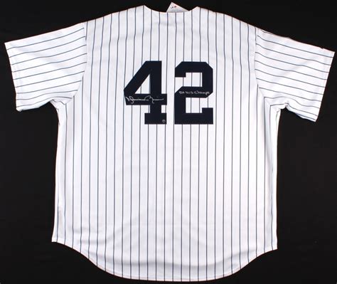 Mariano Rivera Signed Yankees Jersey Inscribed "5 W.S. Champs" (Steiner ...