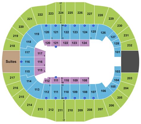 Cajundome Seating Chart & Seat Maps - Lafayette