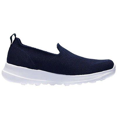 Tênis Feminino Skechers Go Walk Joy Azul Marinho 24192 Estrela Mix