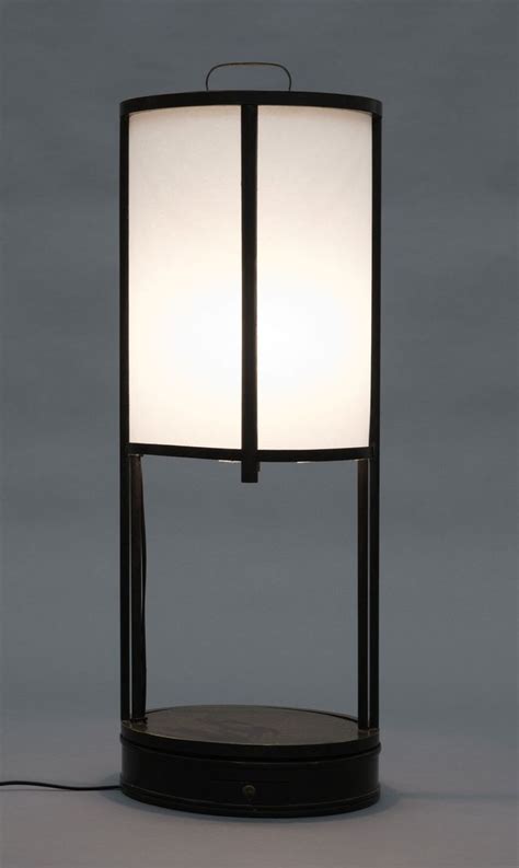 Koop Tweedehands Design Black Lacquered Andon Lamp Japanese Eenvoudig