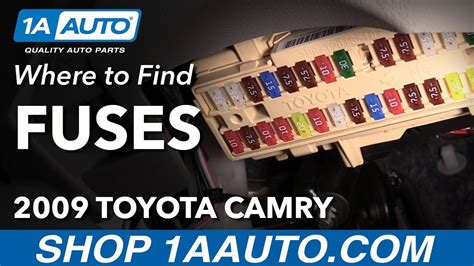 Where To Locate Fuse Boxes 06 11 Toyota Camry Youtube