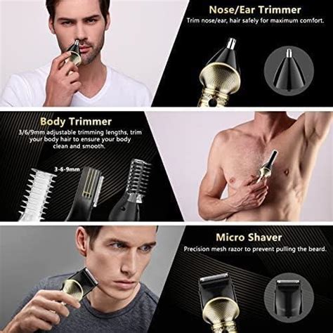 Gsky Professional Hair Clipper Zero Gapped Trimmers Cordless Men S Hair