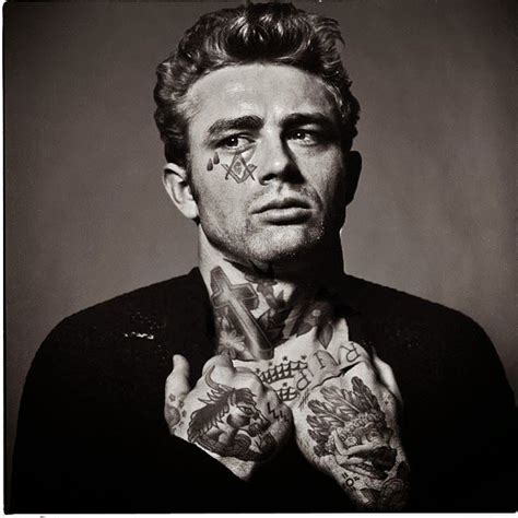 Tattooed Celebrities James Dean Tattoo James Dean Celebrity Tattoos