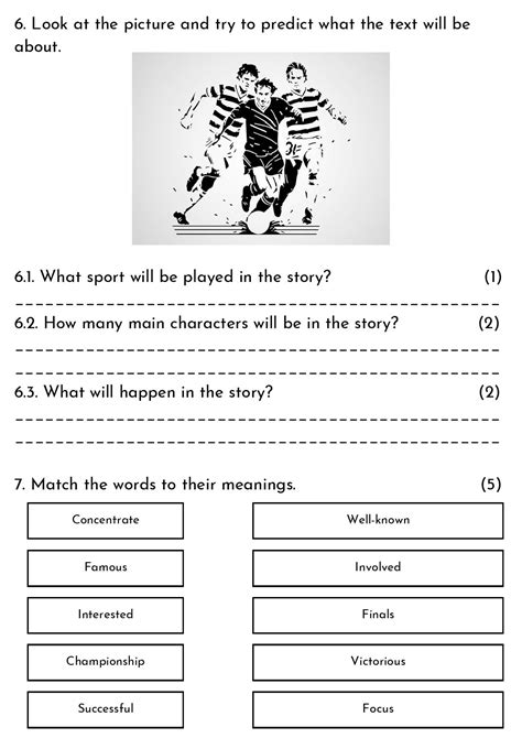 Grade 5 English large revision test • Teacha!