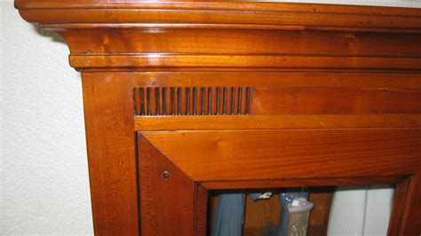 Fine Quality Reproduction Solid Cherry Wood Display Cabinet Dorking