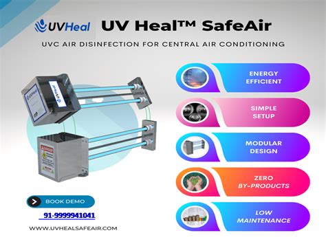 Air Disinfection System | uv lights for AHU - Uvheal - Medium