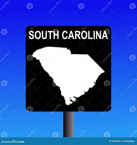 South Carolina Highway Sign Stock Vector - Illustration of indication