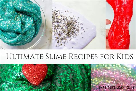 60+ Slime Recipes for Kids -The Best DIY Slimes - That Kids' Craft Site